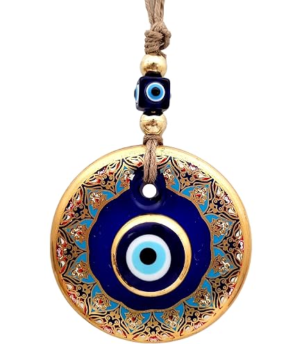 Amazon.com: Urboii® Turkish Evil Eye Hamsa Wooden Wall Hanging for